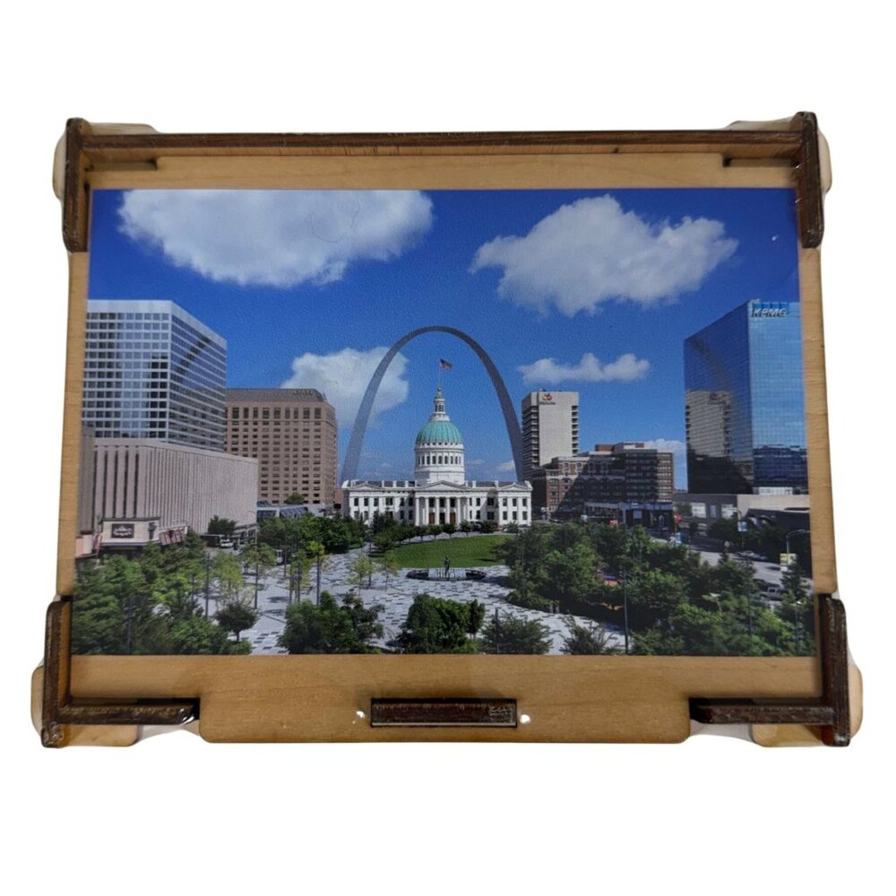 Gateway Arch National Park 204-Piece Wooden Puzzle In Decorative Box For Ages 8+